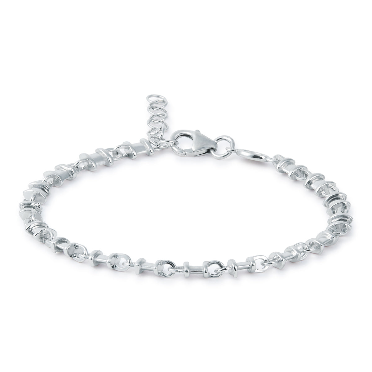 PULSERA DE PLATA FANTASIA