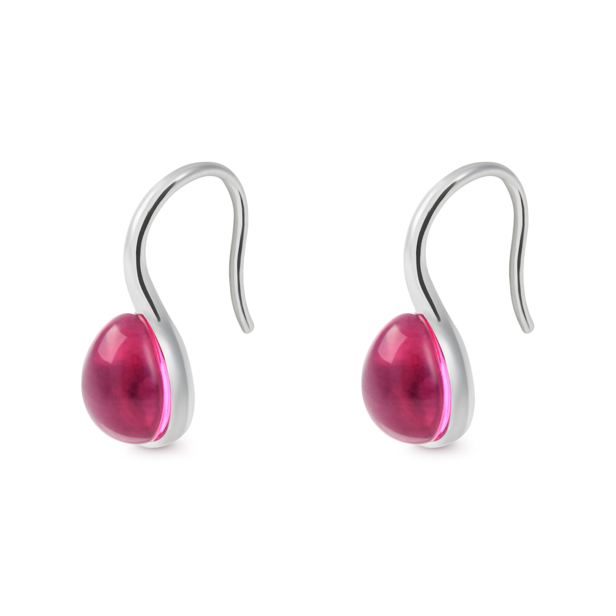 BOUCLES D'OREILLES CROCHET AVA FUCHSIA