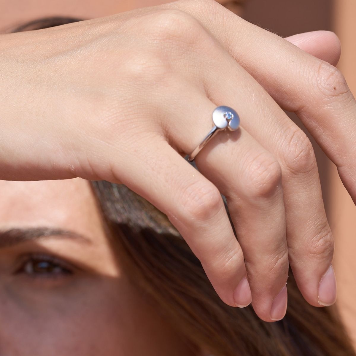 ANILLO MAZE PEQUEÑO AZUL