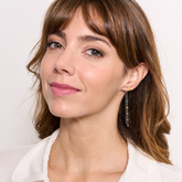 PENDIENTES LARGOS 5 BOLITAS ESMALTE CLARO