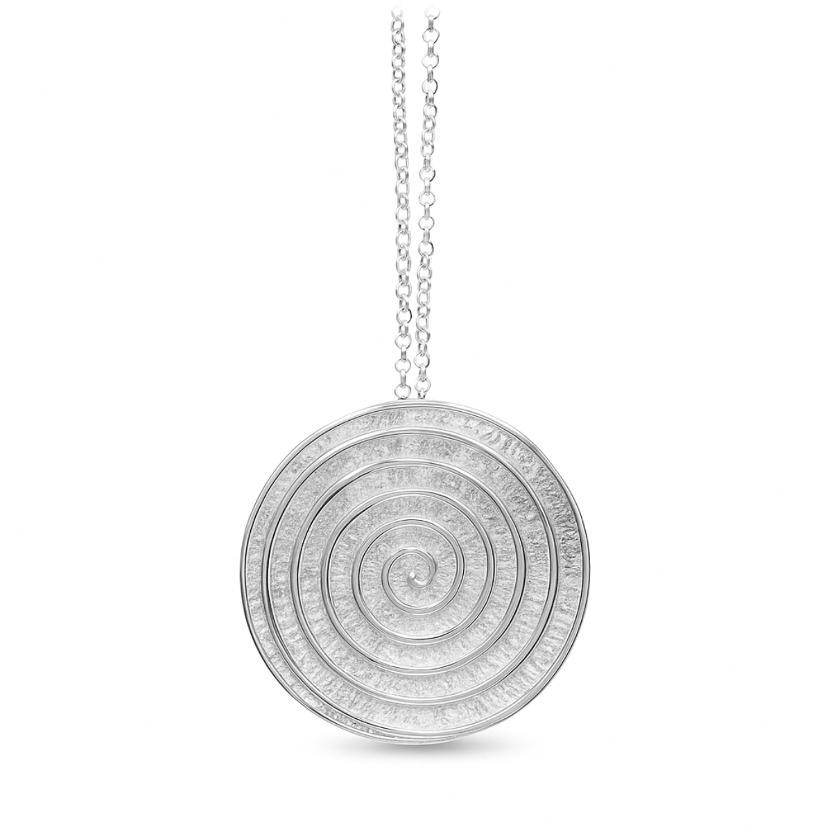 ROUND GRECA PENDANT