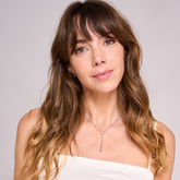 LILAC ROSARY NECKLACE WITH RING AND SILVER BALL