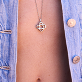 LARGE BARCELONA FLOWER PENDANT