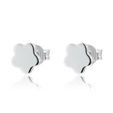 SILVER FLOWER EARRINGS