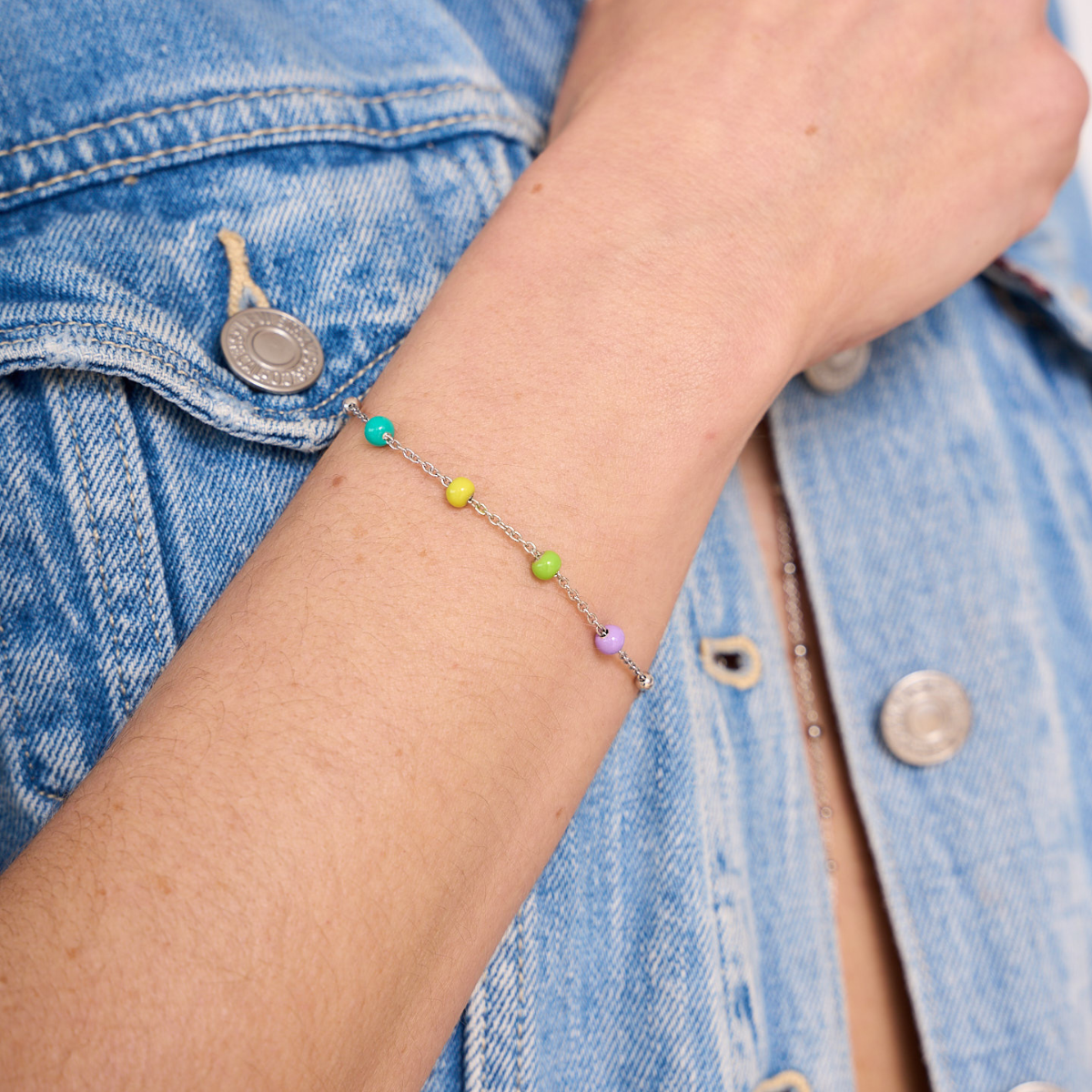 BRACELET 4 BRIGHT BEADS
