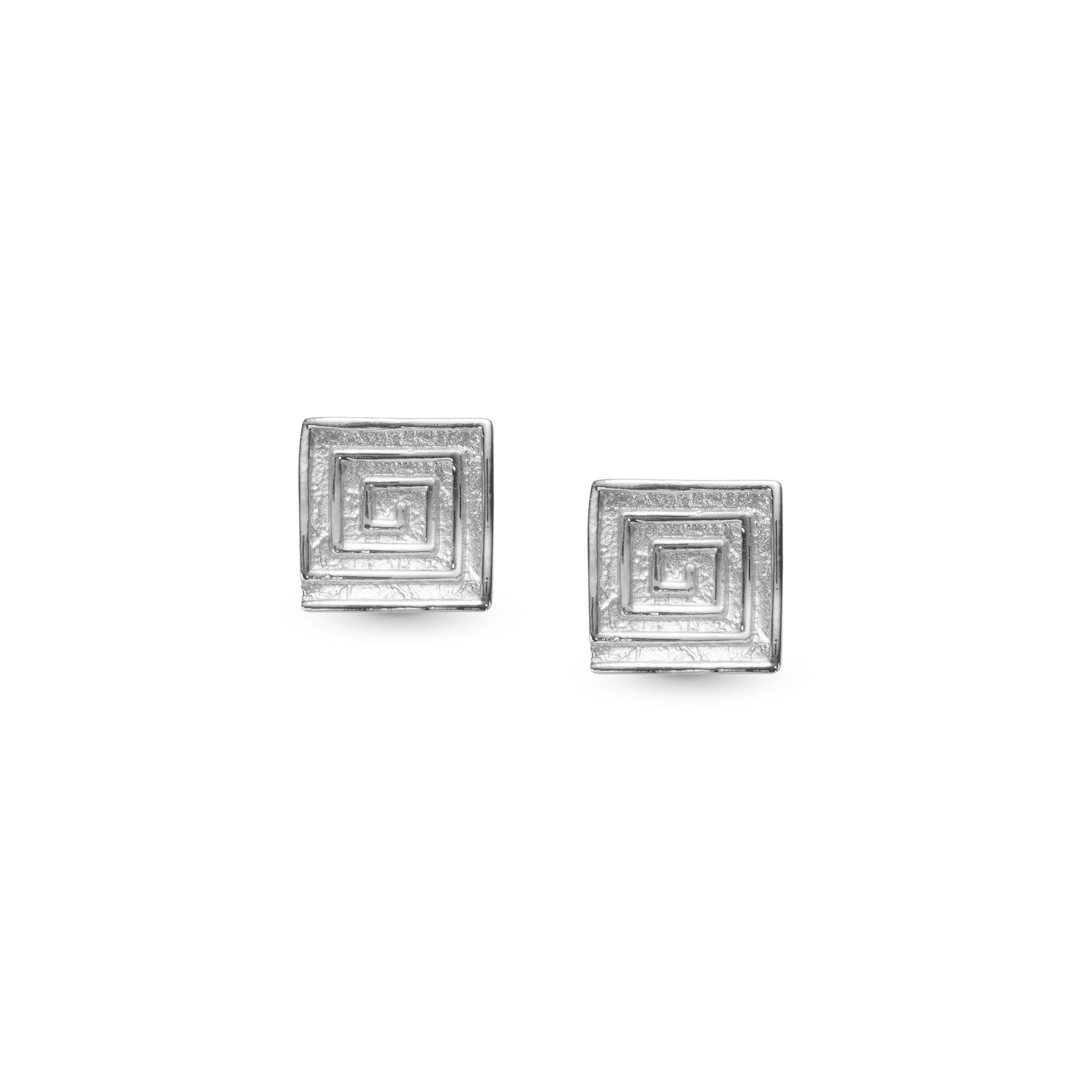 SQUARE GRECA EARRINGS