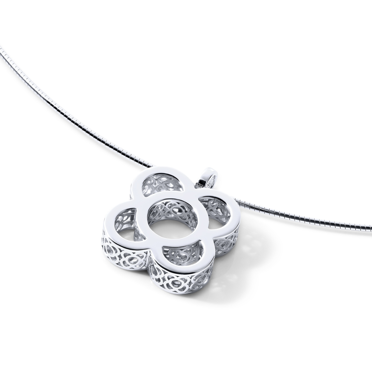 OPENWORK BARCELONA FLOWER PENDANT