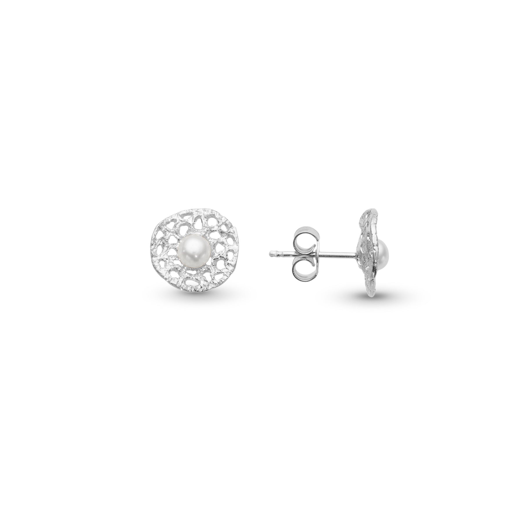 MINI BOUCLES D'OREILLES FEDRA AVEC PERLE