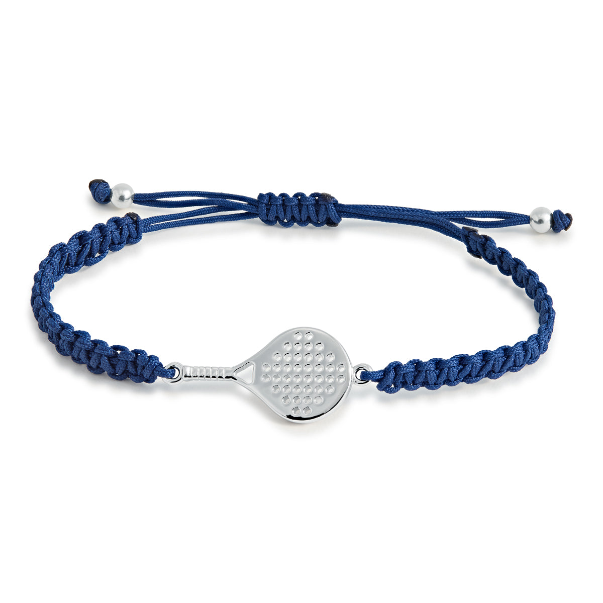 SILVER PADEL RACKET BRACELET