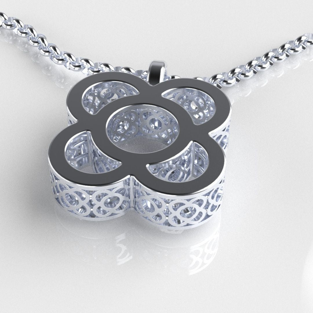 OPENWORK BARCELONA FLOWER PENDANT