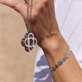 LARGE OPENWORK BARCELONA FLOWER PENDANT