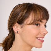 BOUCLES D'OREILLES LUNE EN ARGENT