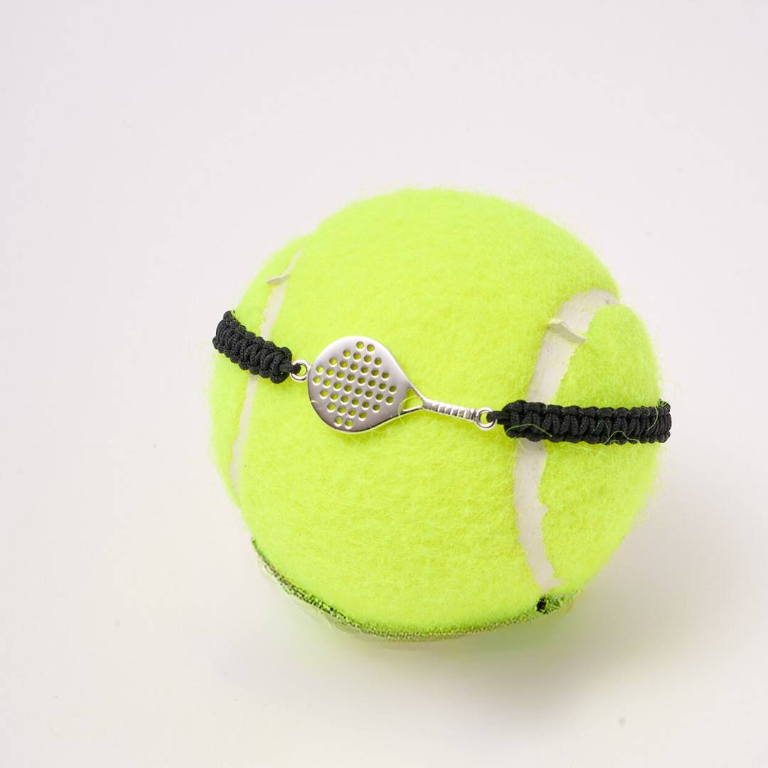 SILVER PADEL RACKET BRACELET