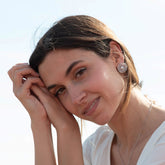 PENDIENTES FEDRA CON PERLA