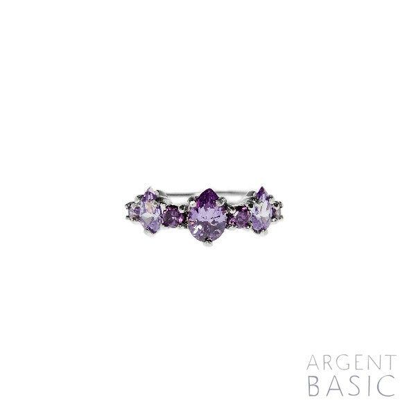 ANILLO STINTINO CRISTAL LAVANDA-PURPURA