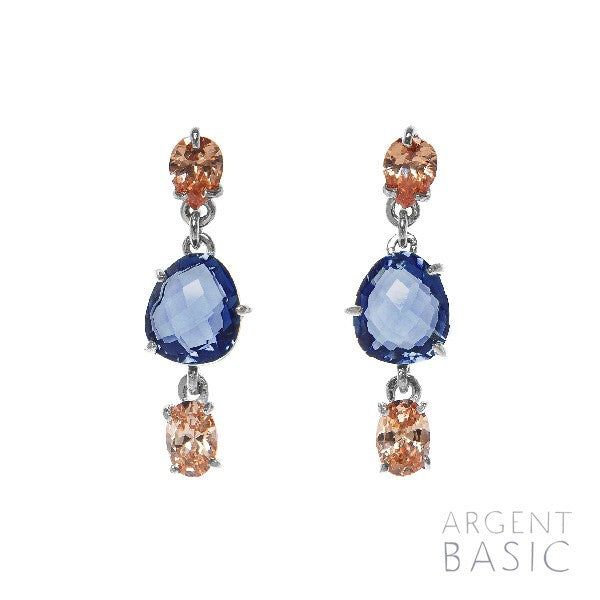 BOUCLES D'OREILLES LONGUES STINTINO MONTANA-CUIVRE