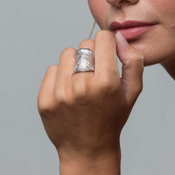 BAGUE DIAMANT MAT BRUT