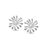 PENDIENTES ANEMONA CON PERLA