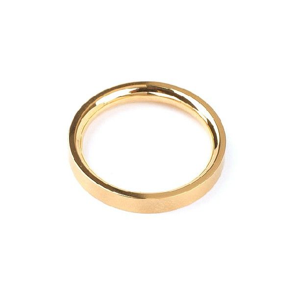 BAGUE ALLIANCE ACIER OR PVD