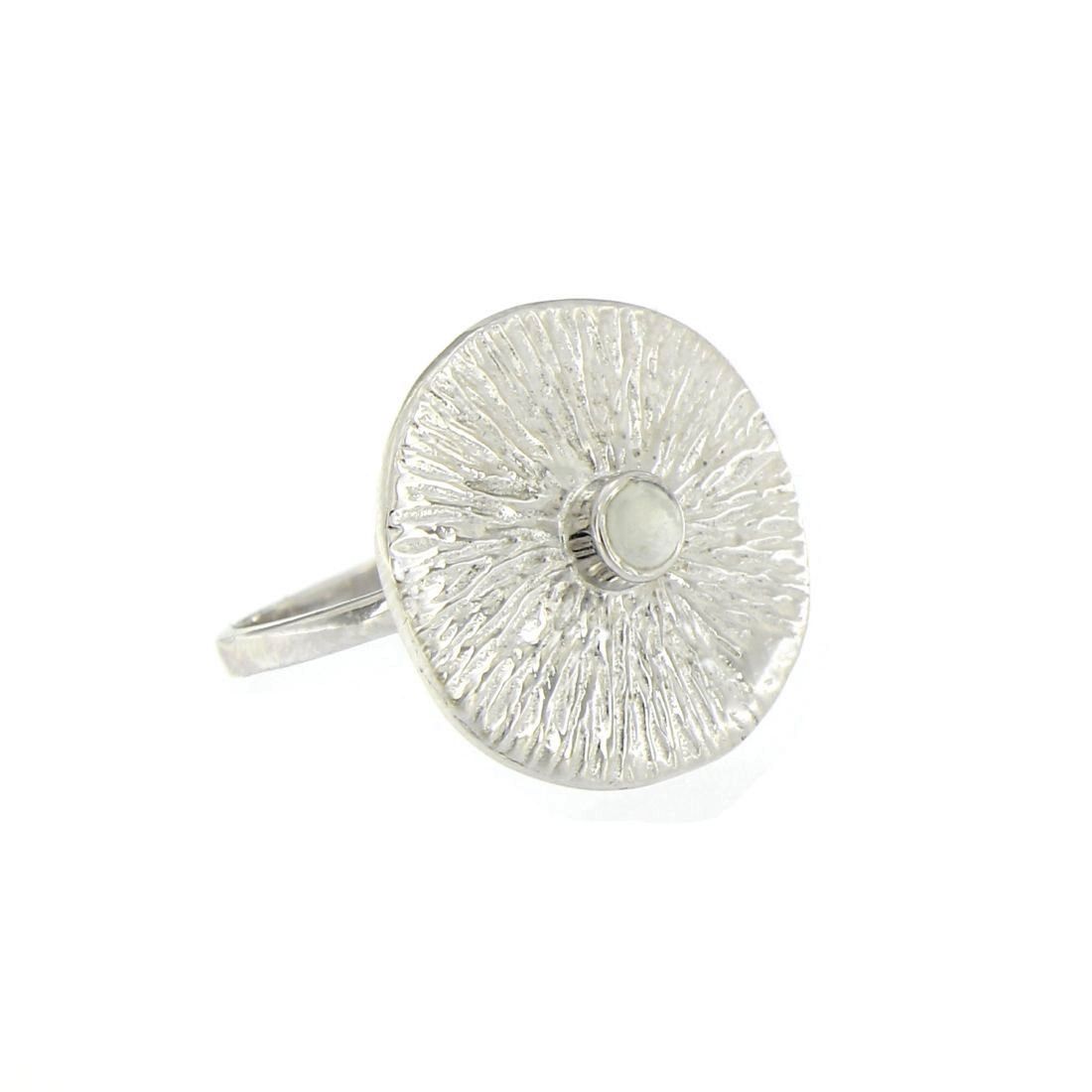 BAGUE GOA GRAVÉE DE PERLE