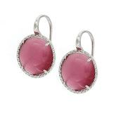 GRANDES BOUCLES D'OREILLES CROCHET SWEET FUCHSIA