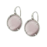 BOUCLES D'OREILLES CROCHET SWEET LARGE ROSE CLAIR