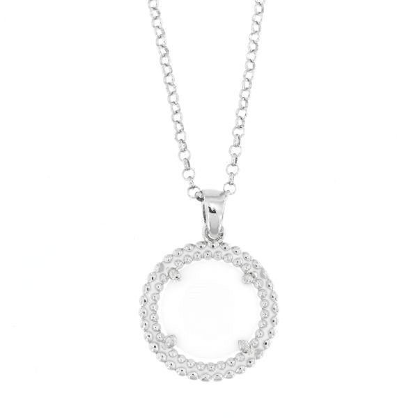 COLGANTE KARAMEL CRISTAL BLANCO