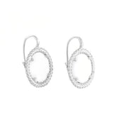 KARAMEL HOOK EARRINGS WHITE CRYSTAL