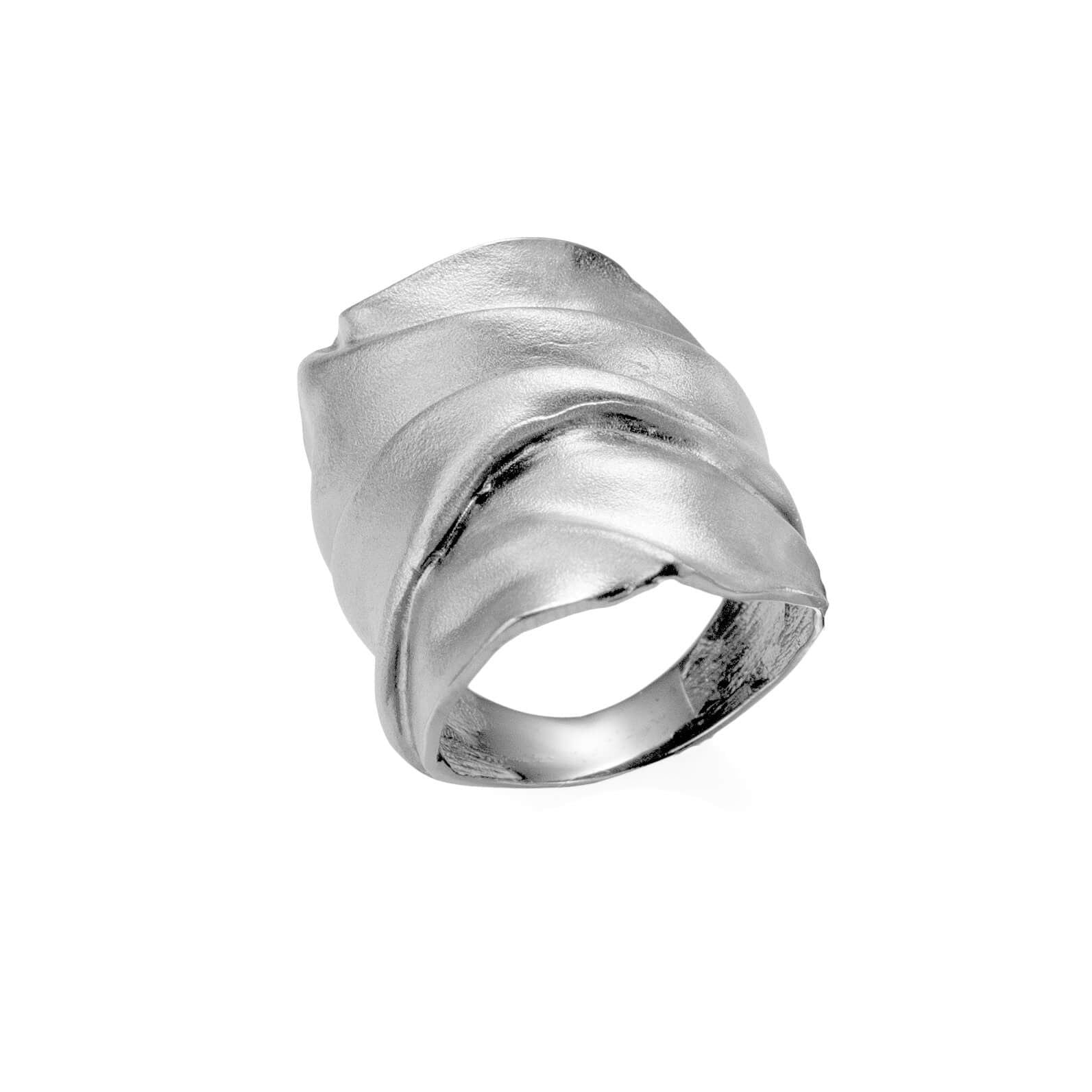 BAGUE DRAPÉE ARGENT