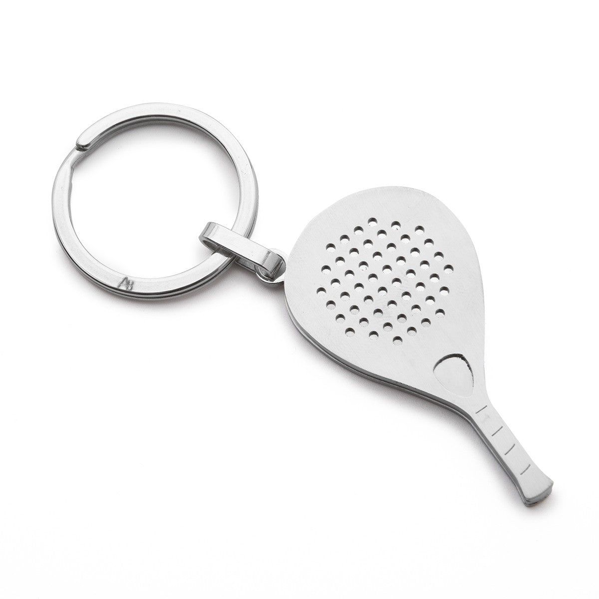 PORTE-CLÉS RAQUETTE EN ACIER