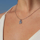 COLLAR PLATA LETRA S