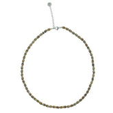 STEEL NECKLACE AND PAESINAS STONES