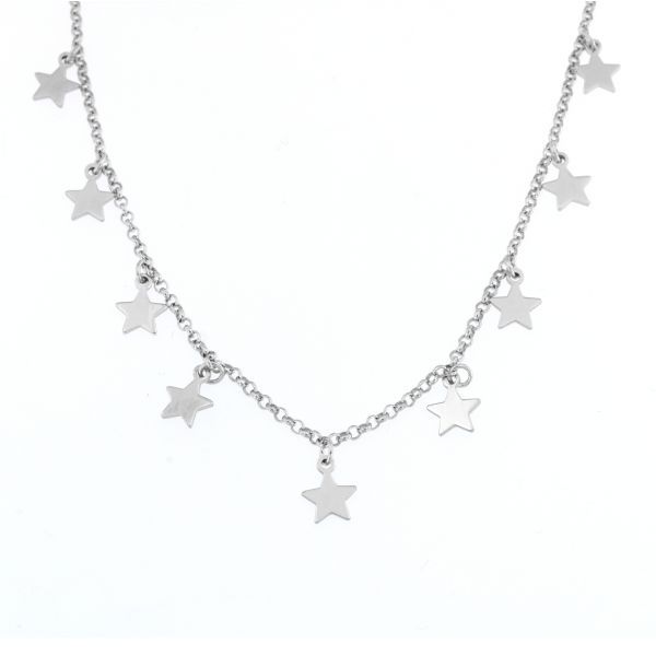 SILVER STAR NECKLACE