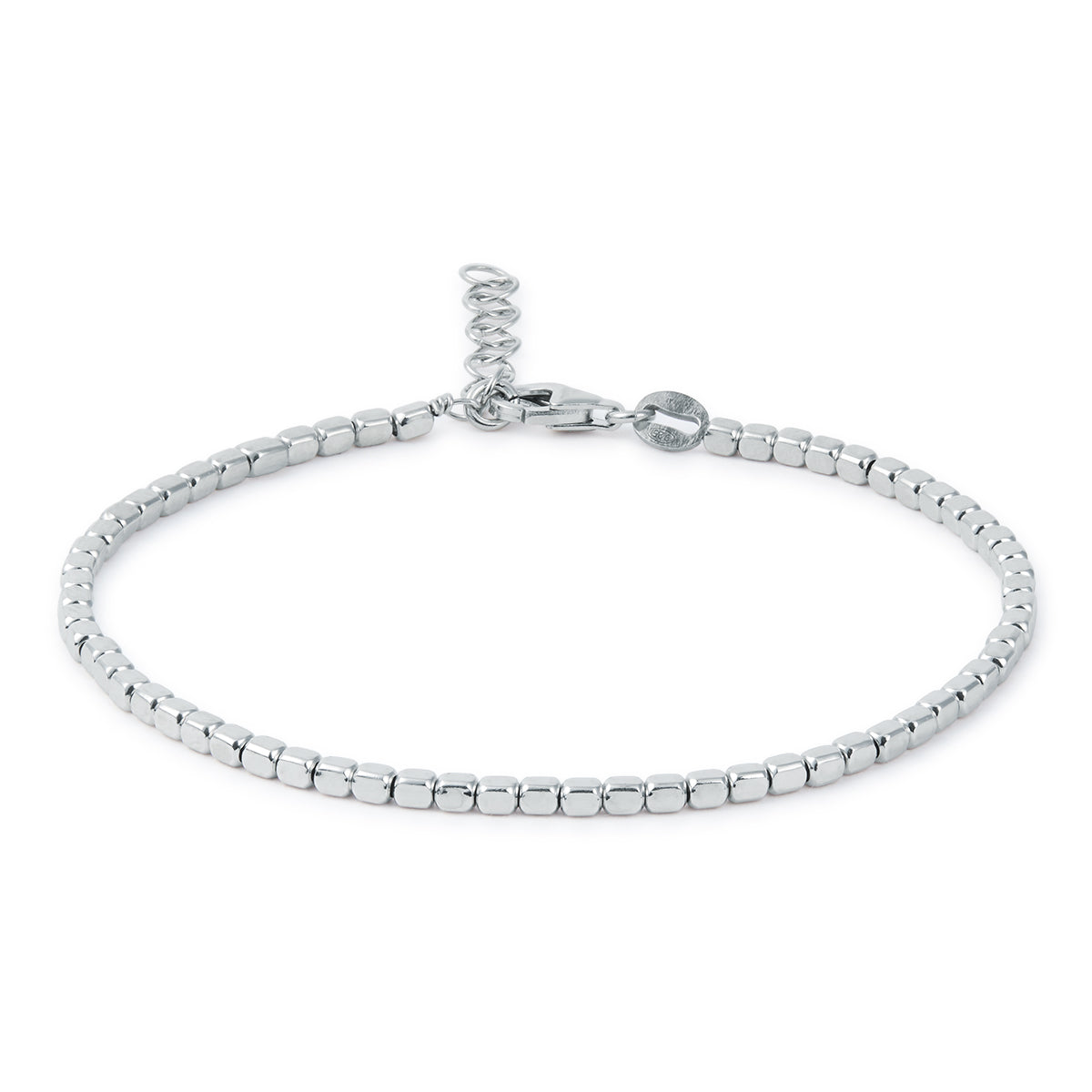 PULSERA MINI CUBOS DE PLATA