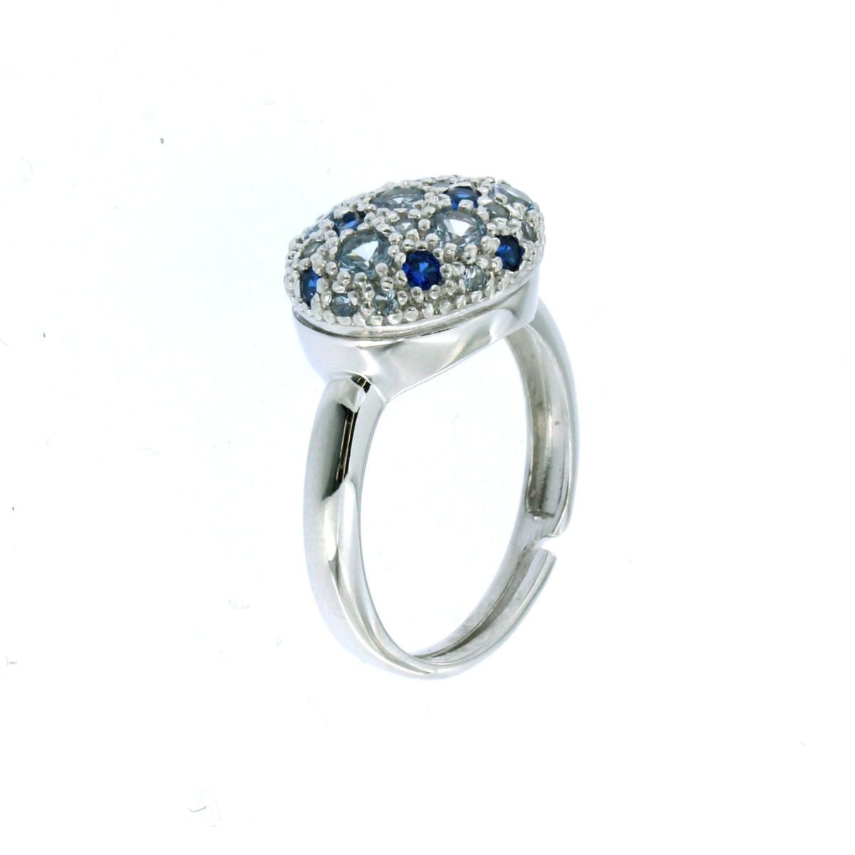 BLUE PAVÉ CAPRI RING