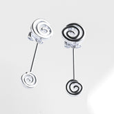 PENDIENTES LARGOS LAMIA ESPIRAL