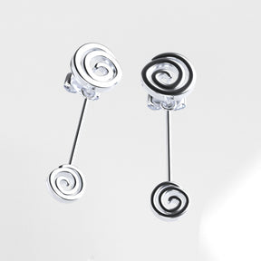 PENDIENTES LARGOS LAMIA ESPIRAL