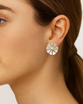 BOUCLES D'OREILLES FANNYS OMEGA AVEC PERLE