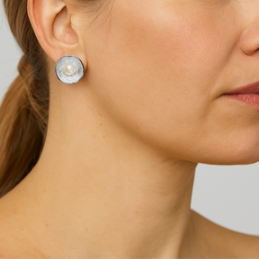 BOUCLES D'OREILLES ALBA OMEGA AVEC PERLES