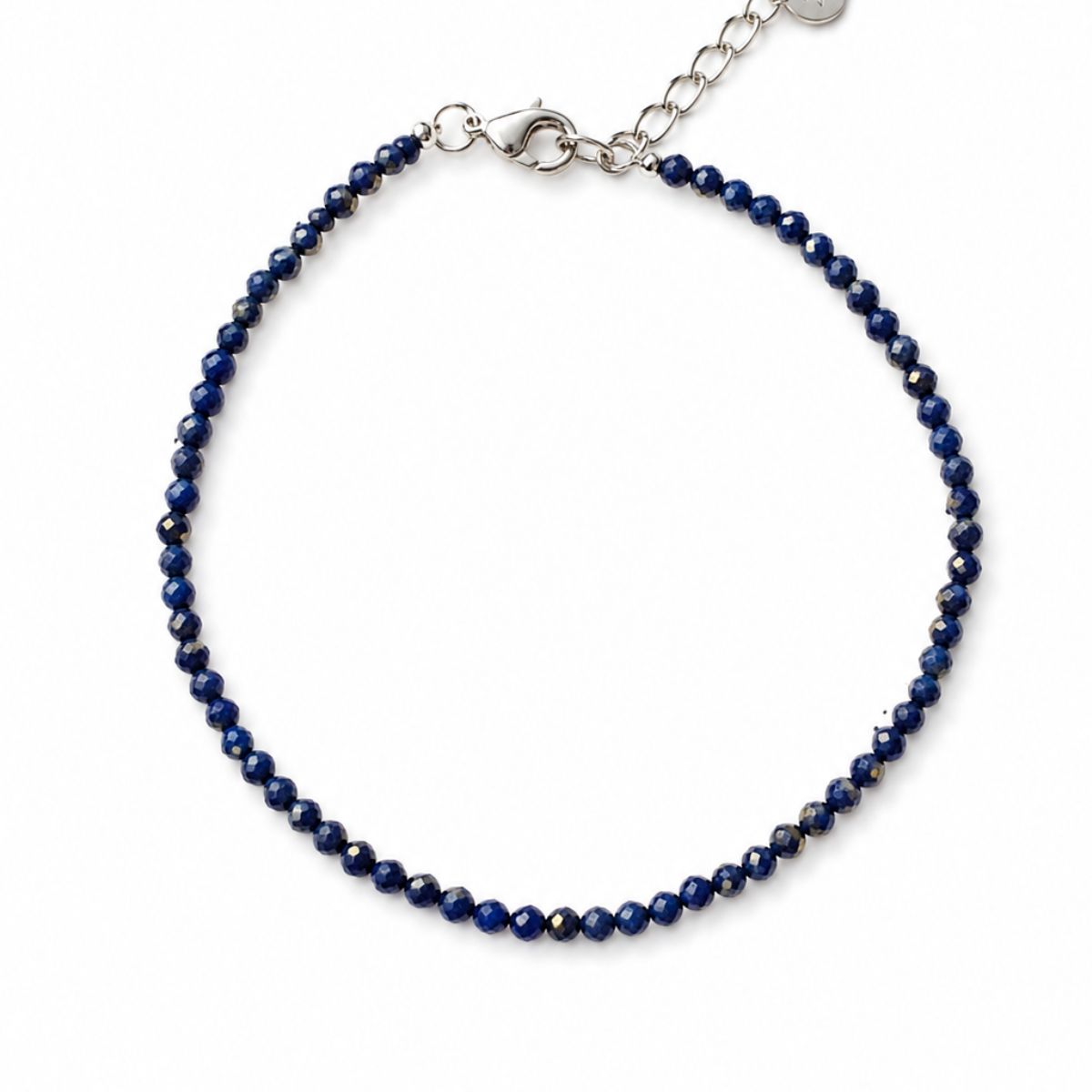 PULSERA LAPISLÁZULI CIERRE DE PLATA