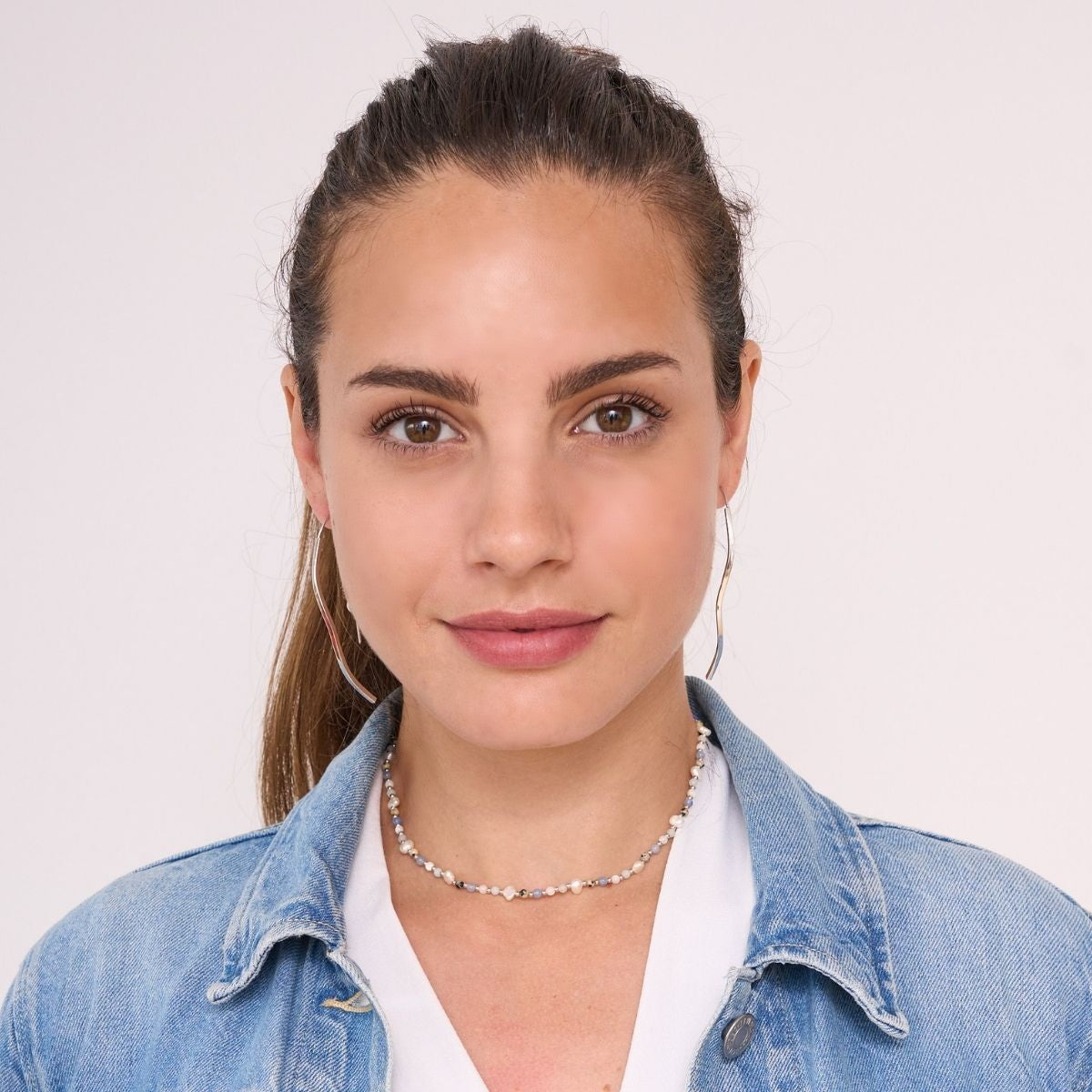 PENDIENTES ZIGZAG CON BOLITA