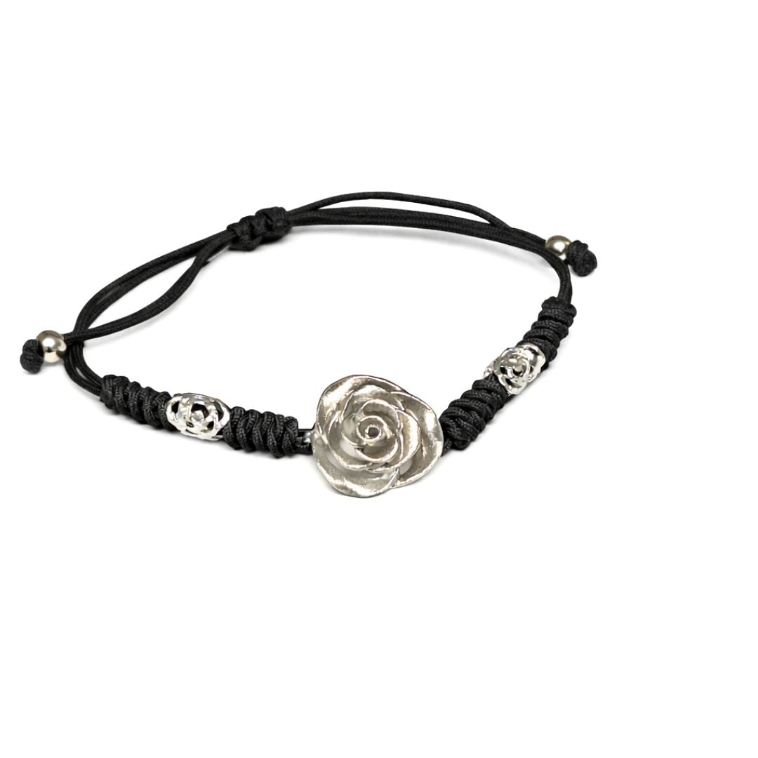 PULSERA NUDOS MINI ROSA