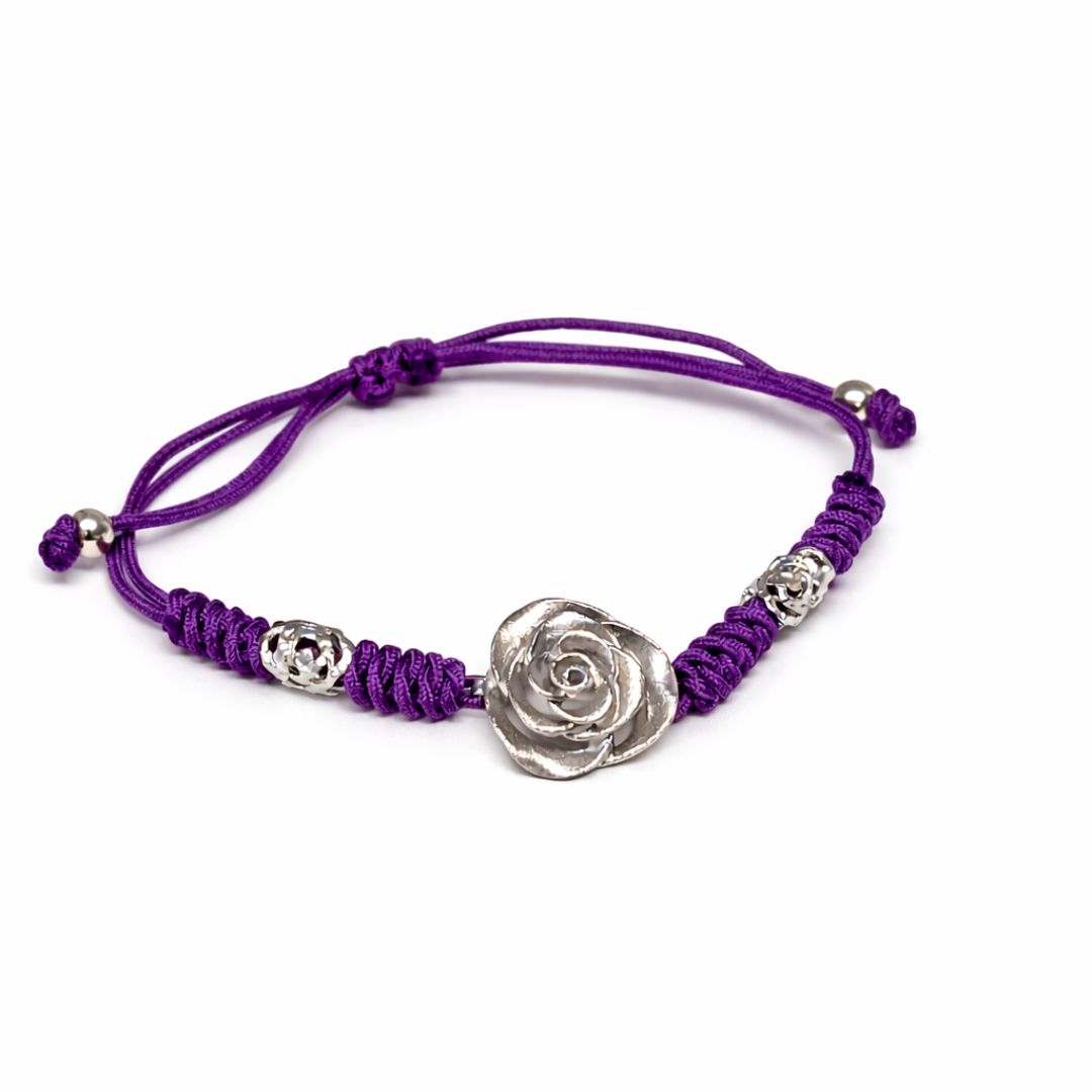 PULSERA NUDOS MINI ROSA
