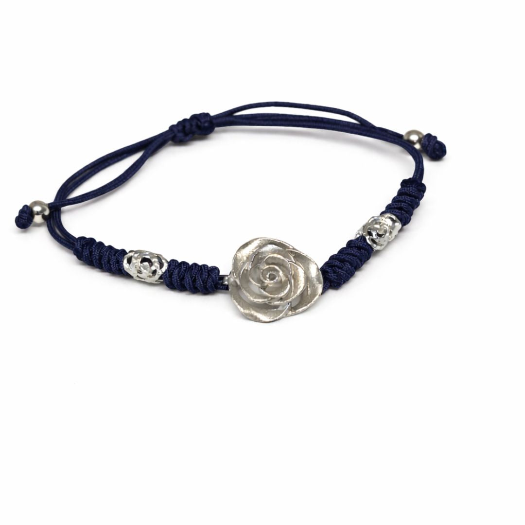 PULSERA NUDOS MINI ROSA