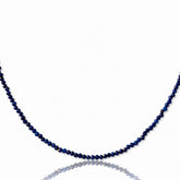 COLLAR LAPISLÁZULI CON CIERRE DE PLATA
