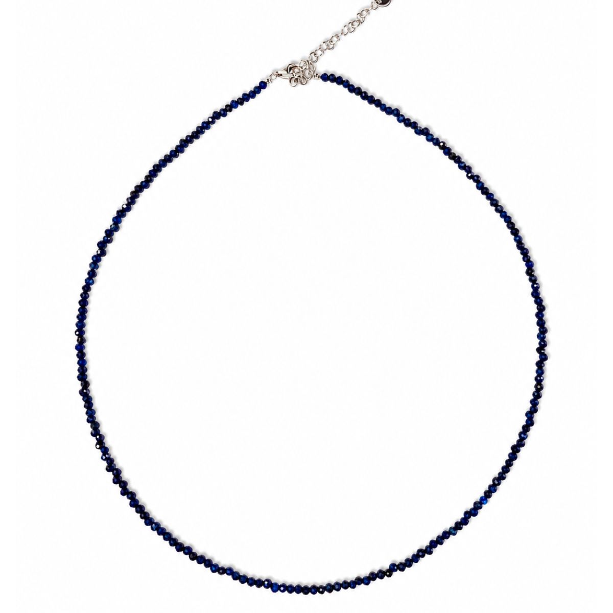 COLLAR LAPISLÁZULI CON CIERRE DE PLATA