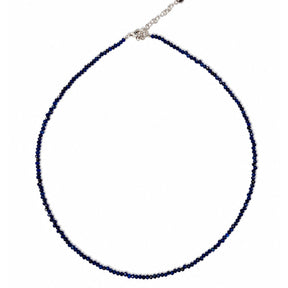 COLLAR LAPISLÁZULI CON CIERRE DE PLATA