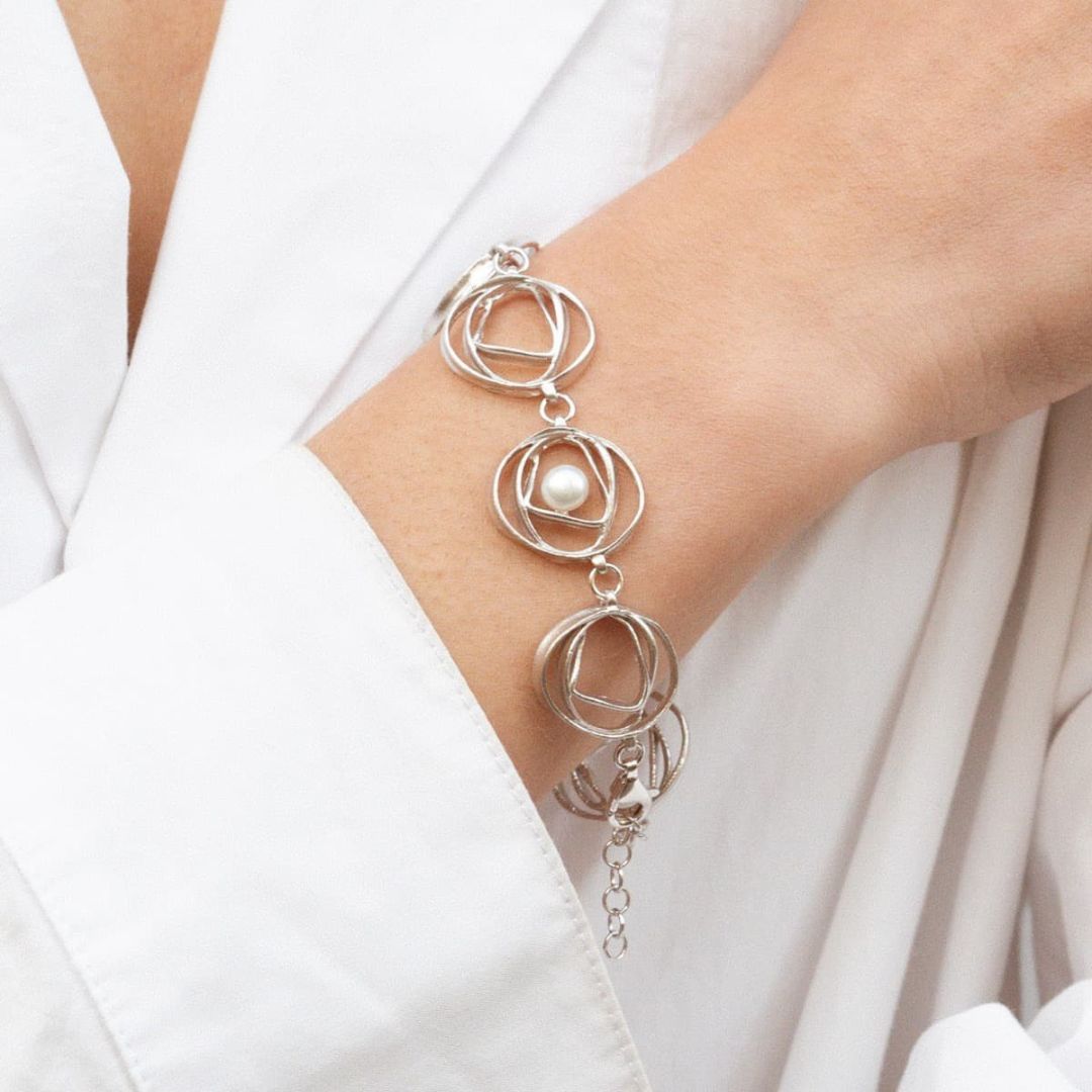 PULSERA ANDROMEDA CON PERLAS