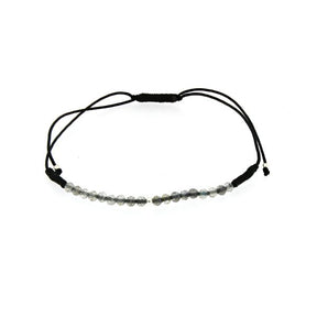 BRACELET ARGENT ET LABRADORITE