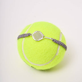 PULSERA PALA PADEL PLATA